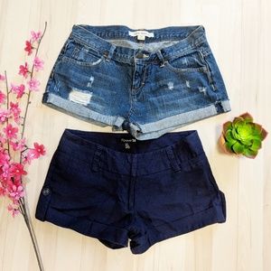 2 pairs of Forever 21 shorts